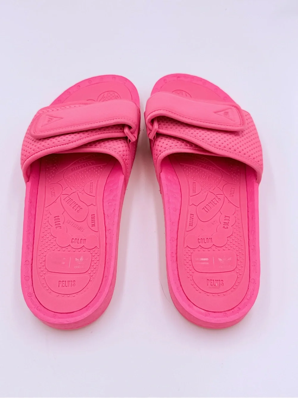 Adidas x Pharrell Boost PC Recovery Adjustable Comfy Semi Solar Pink Slide 10